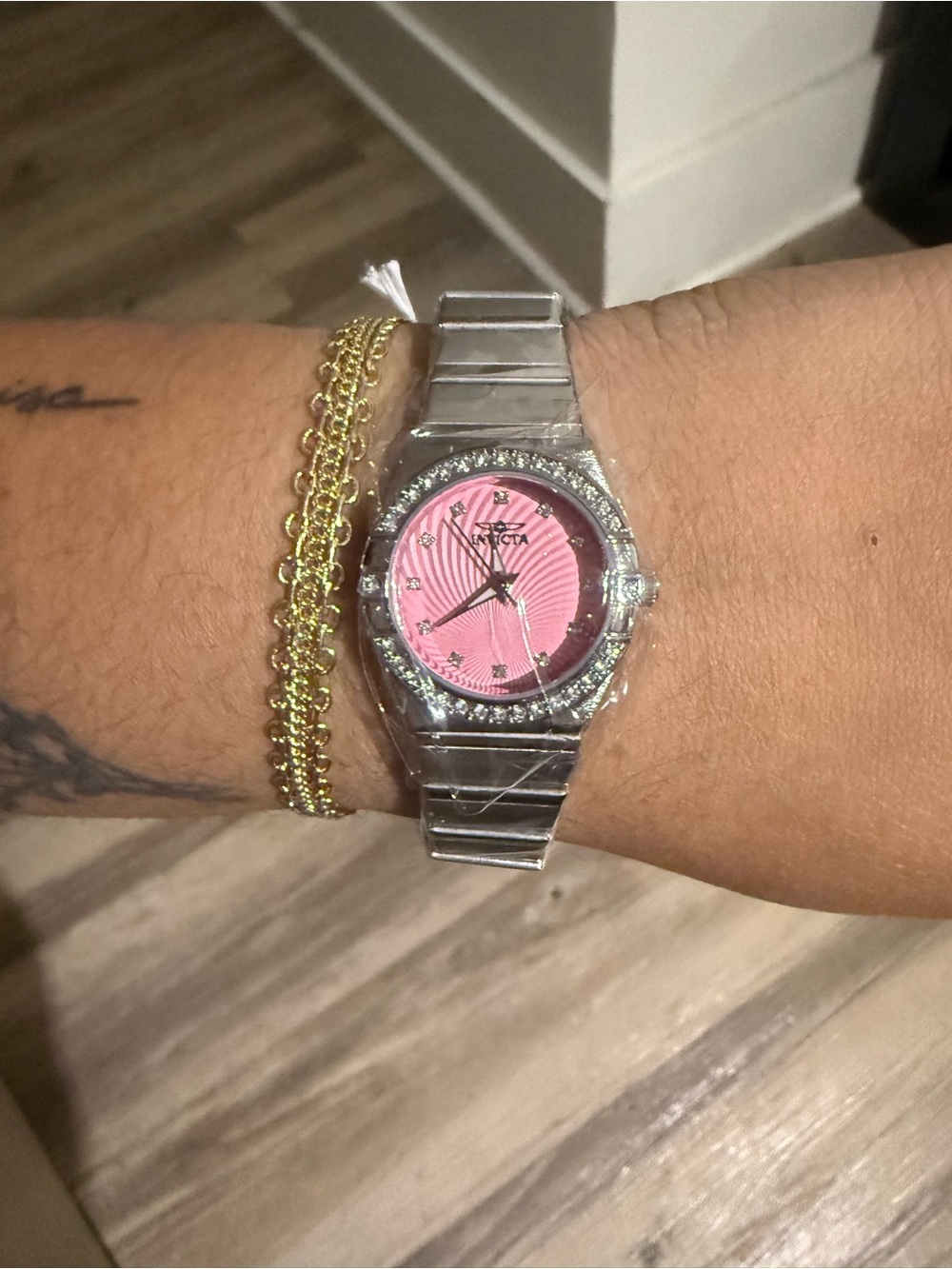 Invicta Angel Women's Watch - 27.8mm, Silver/Pink NWT